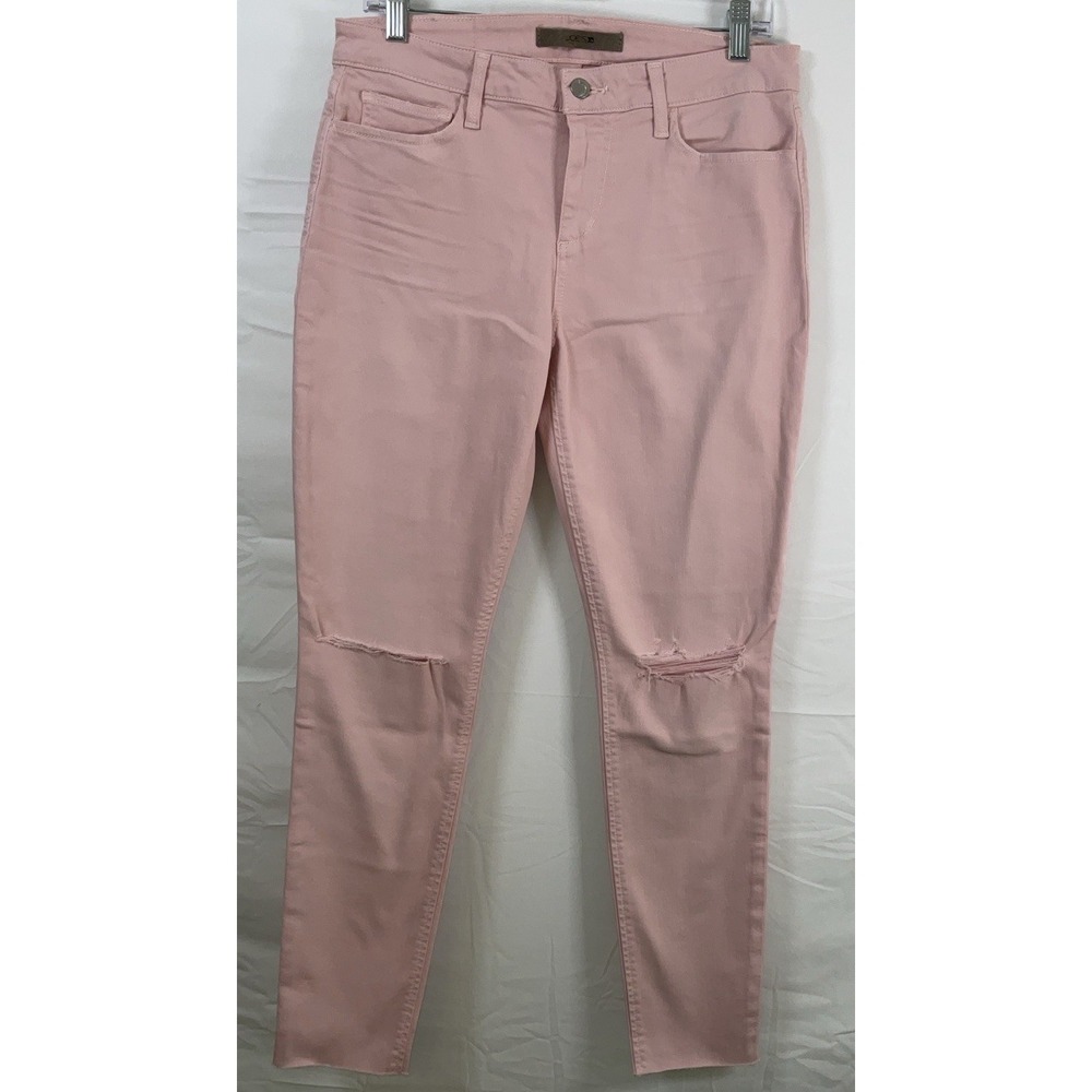 NWT Joe's Jeans Flawless The Icon Mid Rise Skinny Ankle Jeans Pink - 31"X28"‎